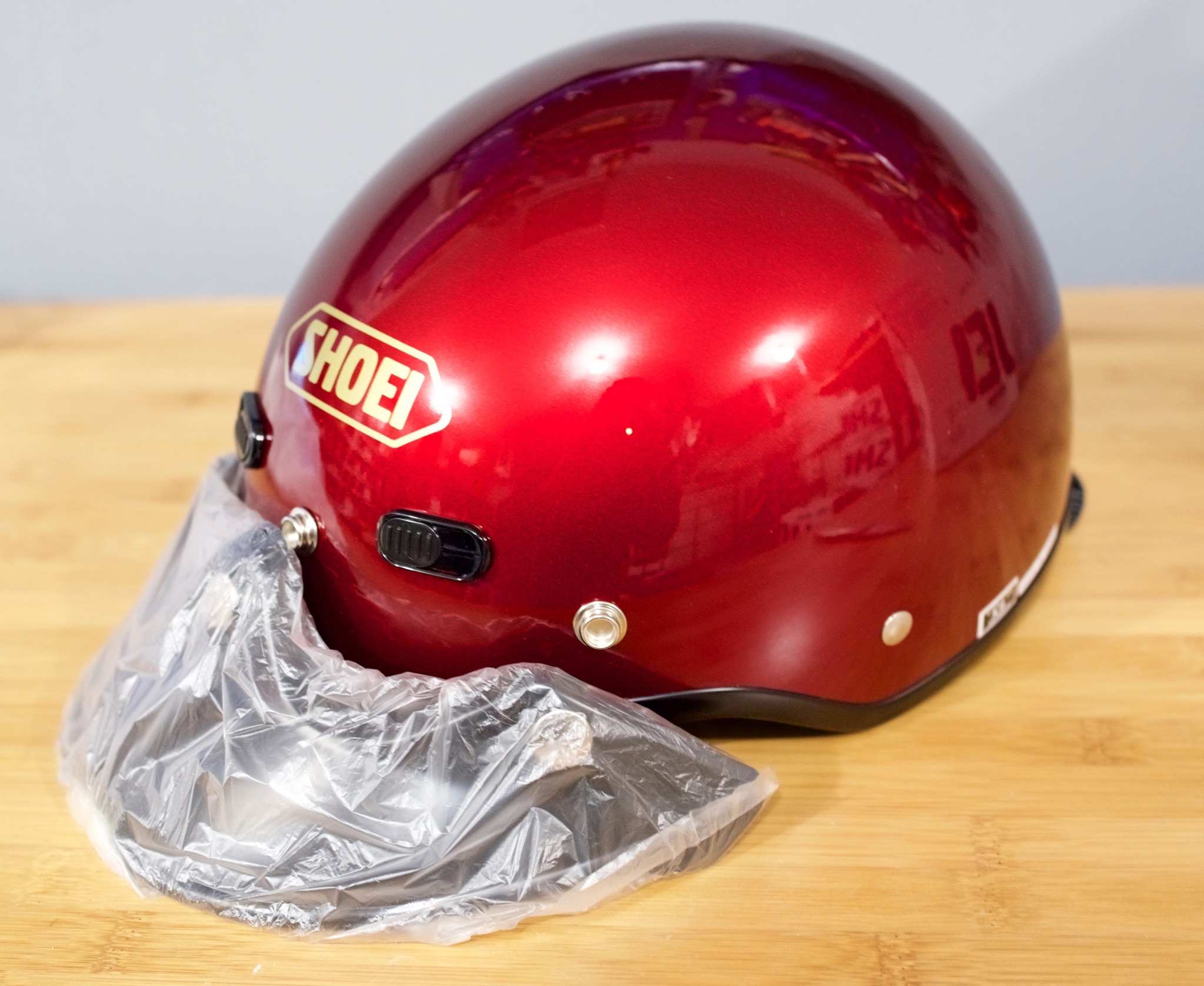 Shoei Metallic StCruz Cruiser Motorcycle Helmet Wine Red / XSmall
